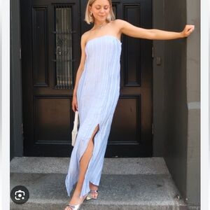 Laagam strapless dress